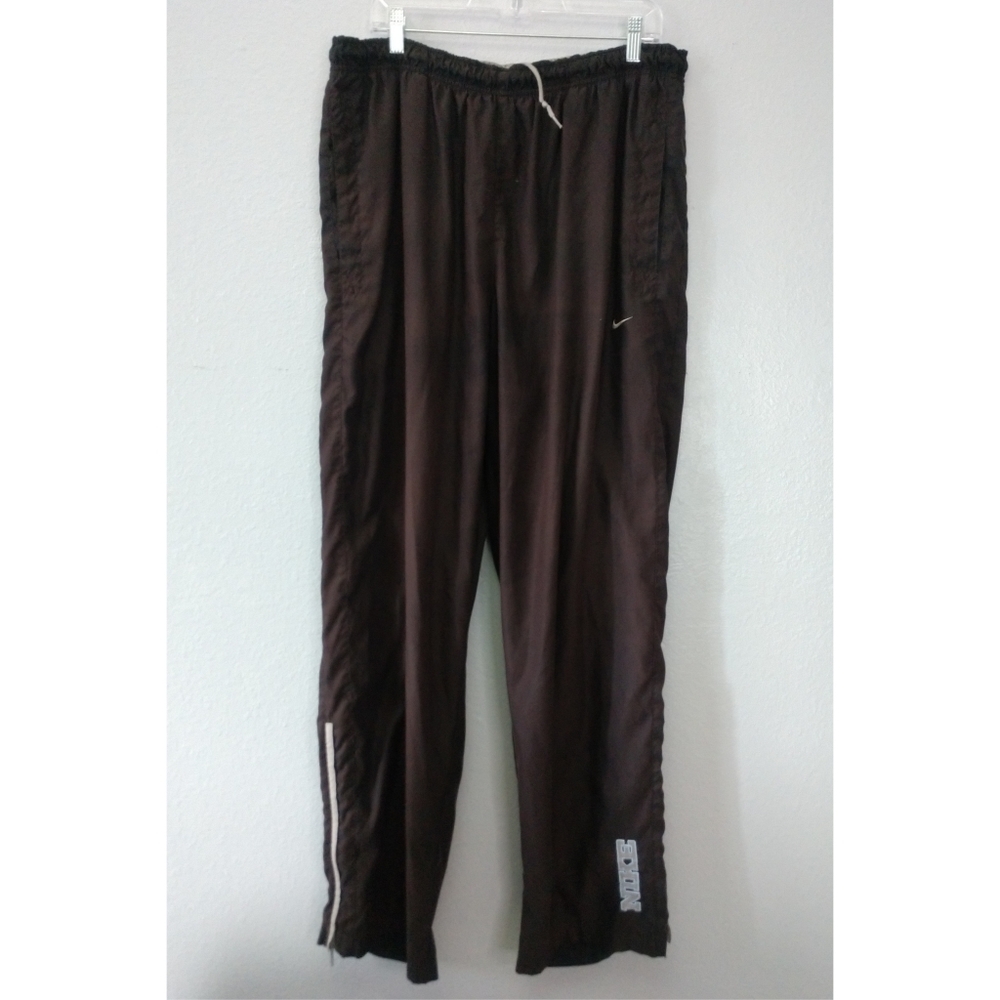 Nike Black Ankle Zipper Straight Athletic Pants Mens 2XL